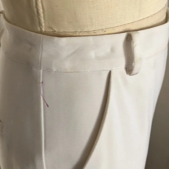 Bebe white wide leg crop - Picture 8 of 9